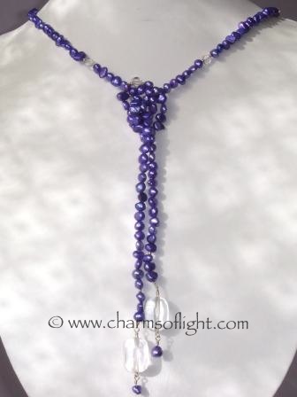 Pearl Lariat Necklace